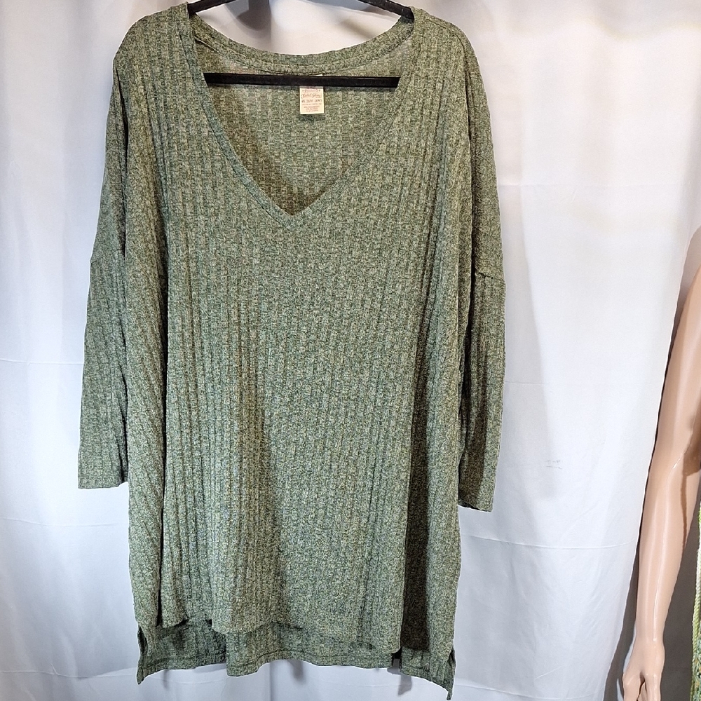 Faded Glory Olive Knit Top